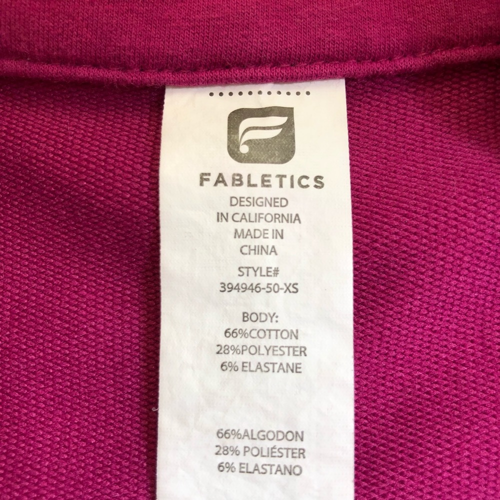 Fabletics Asymmetrical Full Zip Davis Jacket Size… - image 7
